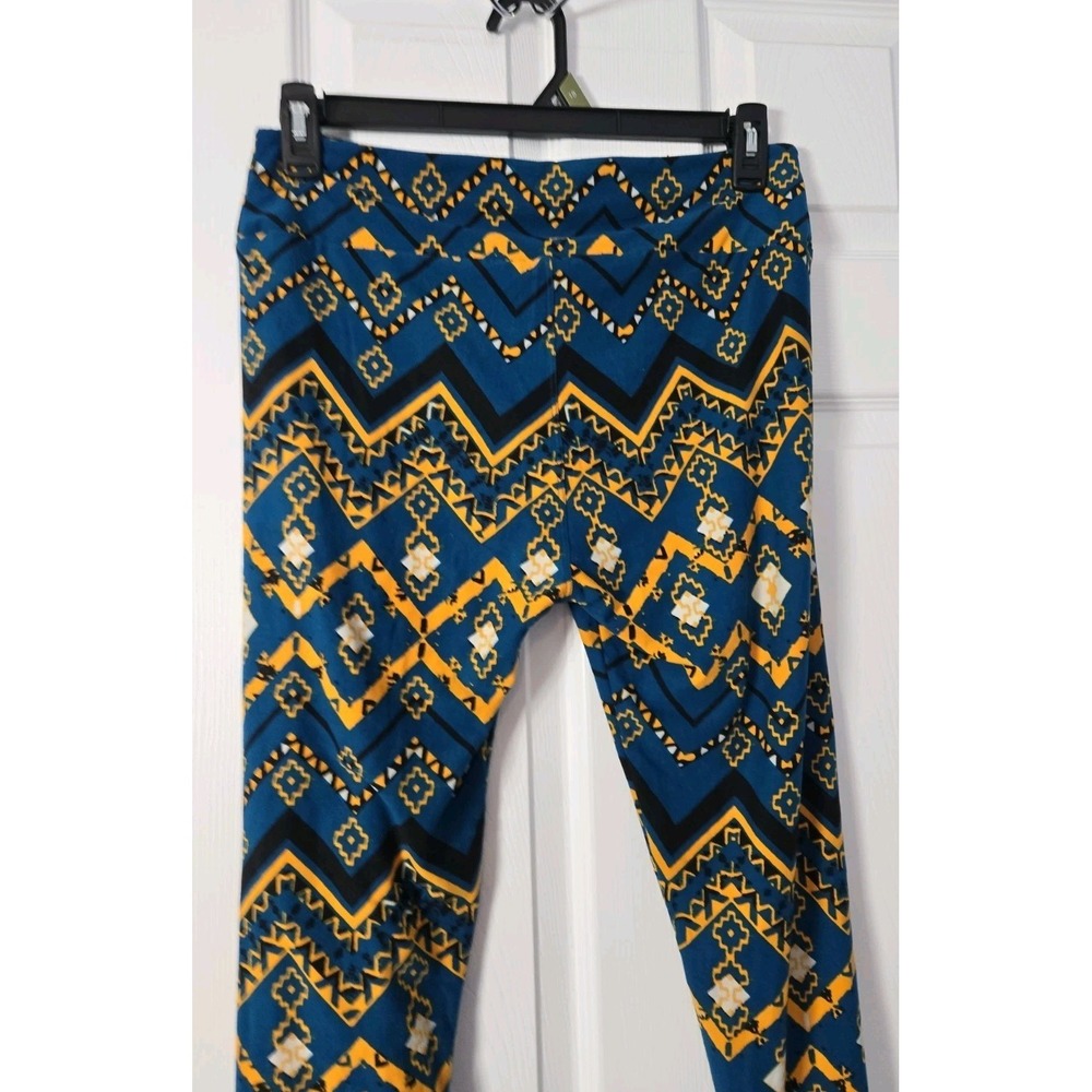 LuLaRoe One Size 2 Pair Mystery Leggings Multicolor - Picture 9 of 11